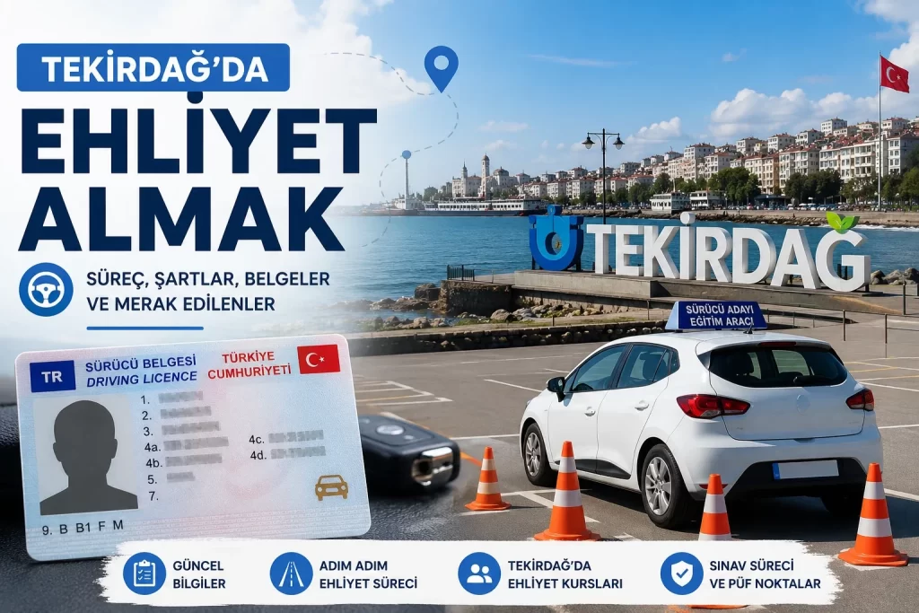 tekirdağ'da ehliyet almak